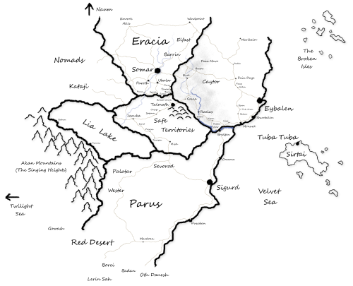 The Betrayed Map - detailed